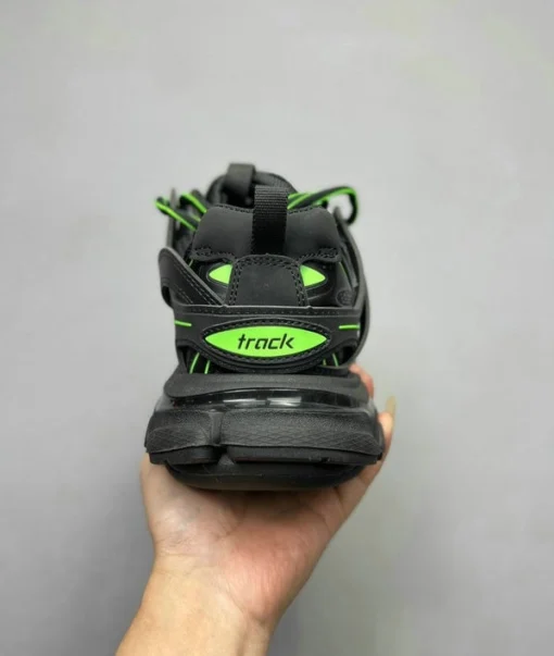 Balenciaga Track Sneakers Black Green 839581 - Image 4
