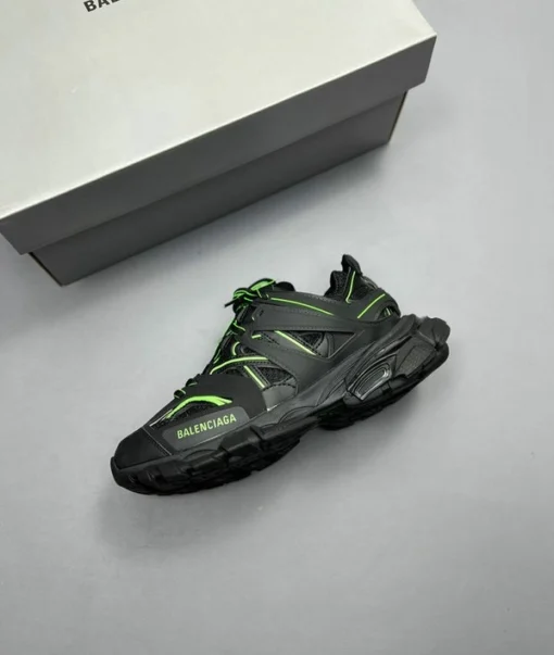 Balenciaga Track Sneakers Black Green 839581 - Image 6