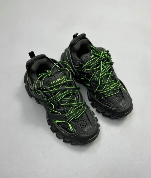 Balenciaga Track Sneakers Black Green 839581 - Image 8