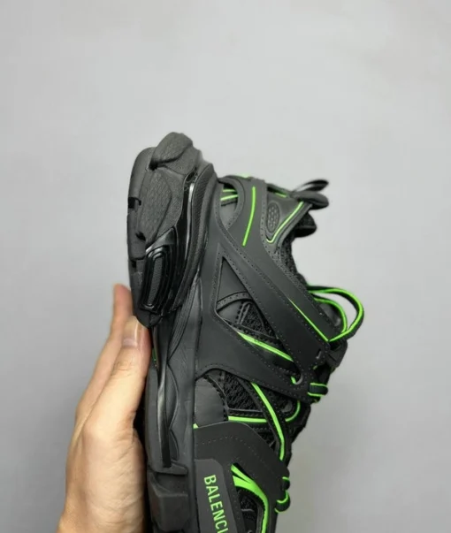 Balenciaga Track Sneakers Black Green 839581 - Image 9