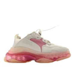 Balenciaga Wmns Triple S Clear Sole Trainers 'White Pink' 544351-W09ON-9025