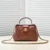 Chanel 24A Doctor Brown Lambskin Bag DS7745R