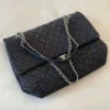 lookalike Chanel Denim Quilted XXL Flap Bag CH-99645 – Grey Black